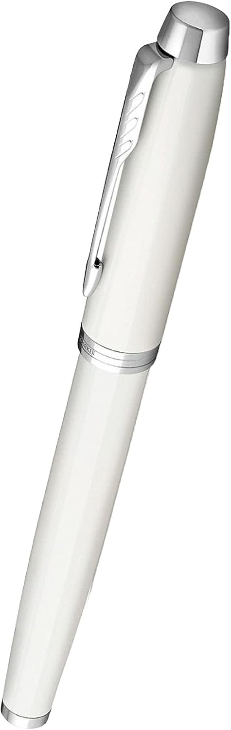 Parker 1931673 IM Füller | White Lacquer | Füllfederhalter Mittlere Spitze | Geschenkbox