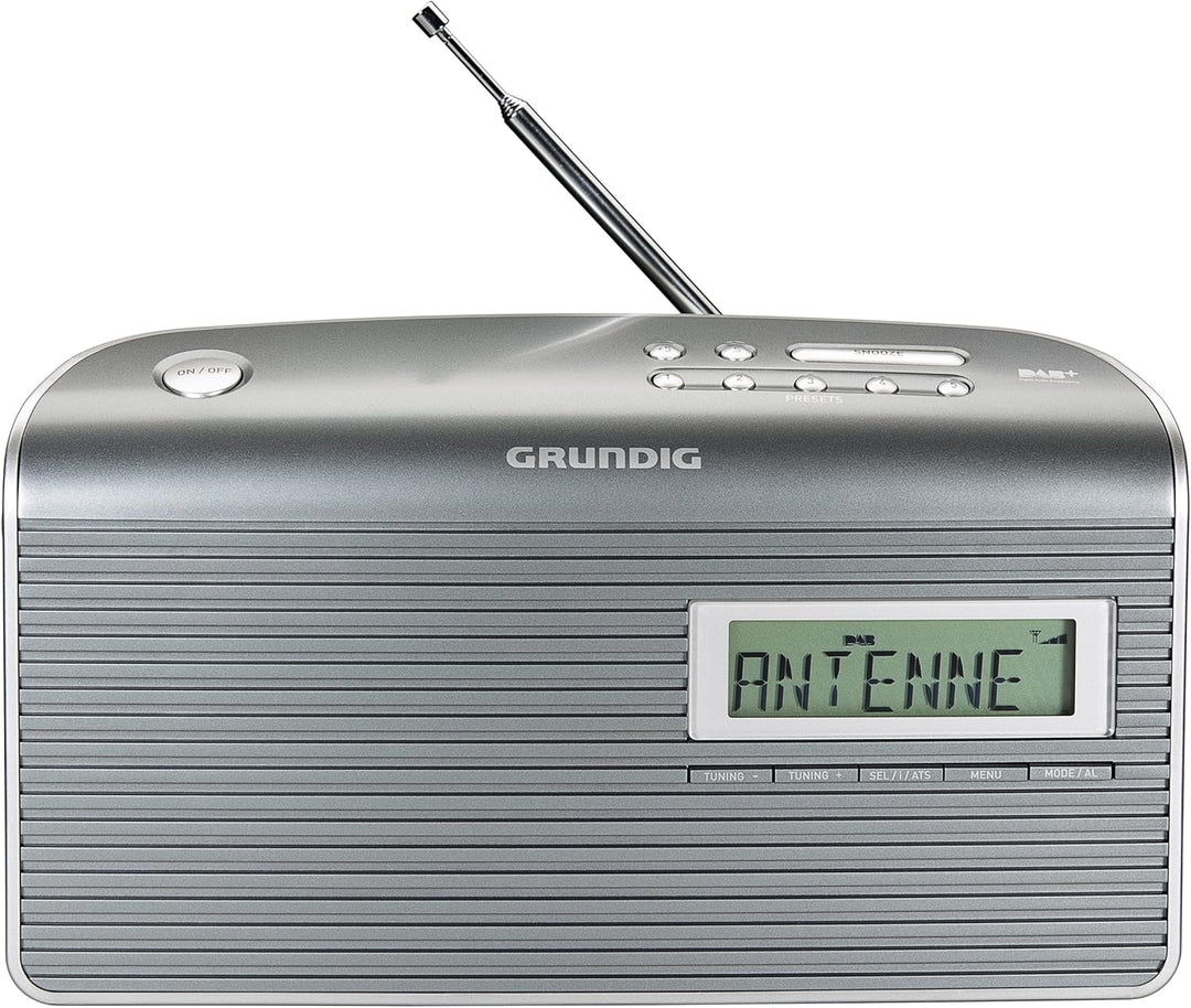 Grundig Music 7000X DAB+ Radio, für unterwegs oder zuhause, tragbares Radio, UKW, grosses Display, e