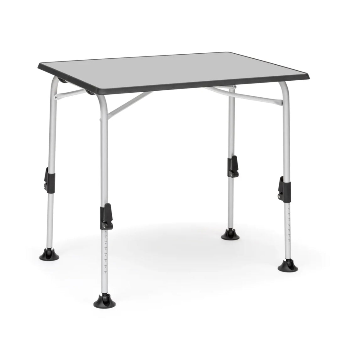 BERGER Ivalo 1 Campingtisch - Klapptisch Höhenverstellbar 80 x 60 cm Alu Campingtisch Klappbar Campi
