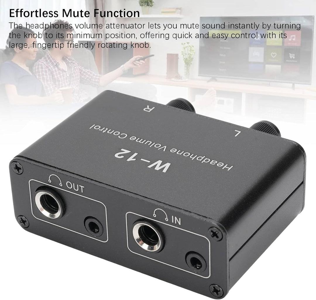 Srliya Kopfhörer Volume 3,5mm 6,35mm Stereo Volume Controller 1/4 Zoll 1/8 Zoll Inline Volume Contro