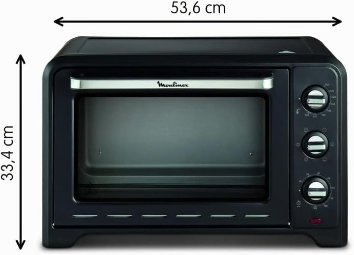 Moulinex Optimo Ox4648 33l, Edelstahl, 33 liters, Schwarz 33