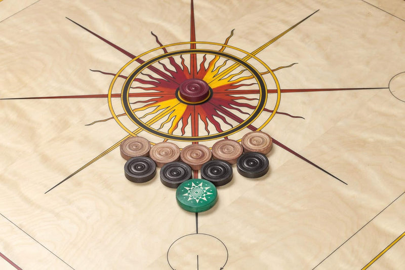 Philos 8230 - Carrom Superior, rot-orange-gelb, Geschicklichkeitsspiel