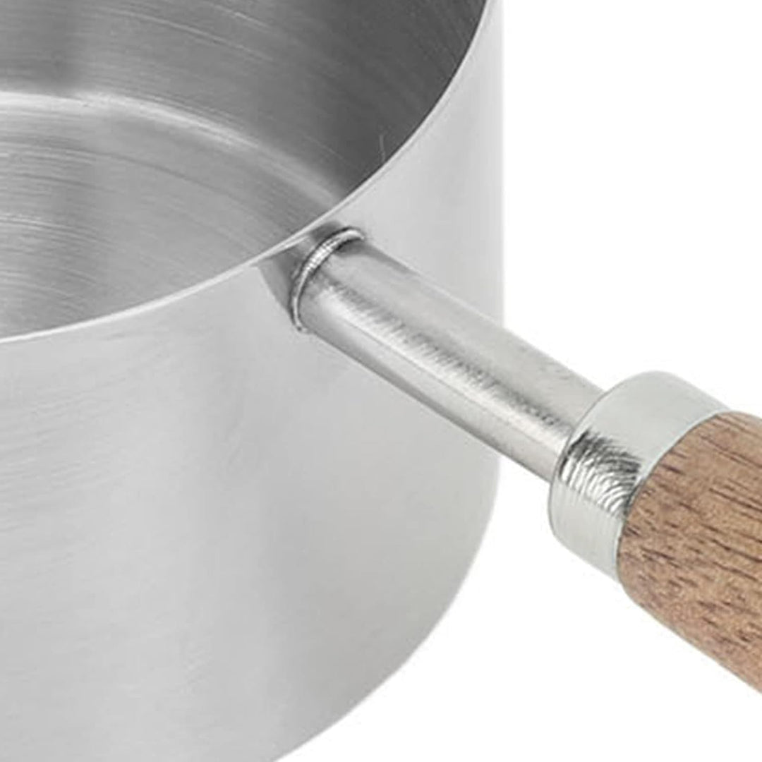 Mini-Kochtopf, Edelstahl-Kochtopf Tragbarer Milchbutterwärmer-Topf 200 Ml Kleine Sauce mit Ergonomis