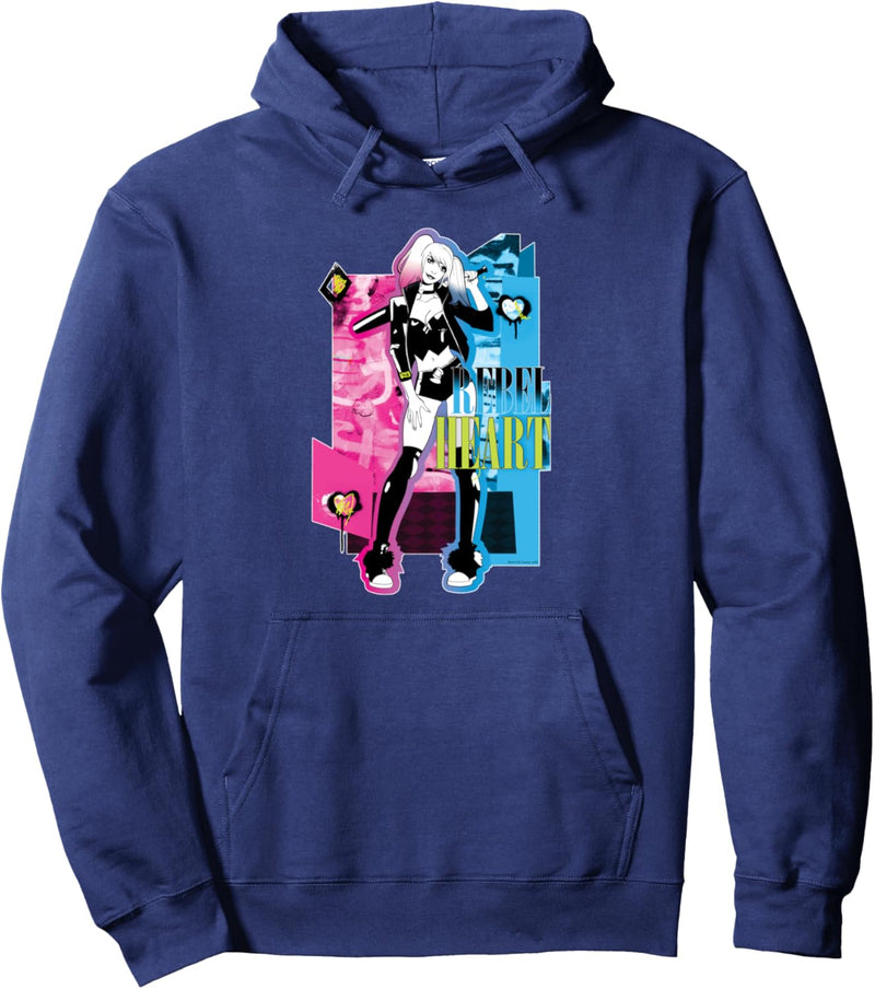 Batman Harley Quinn Rebel Heart Pullover Hoodie