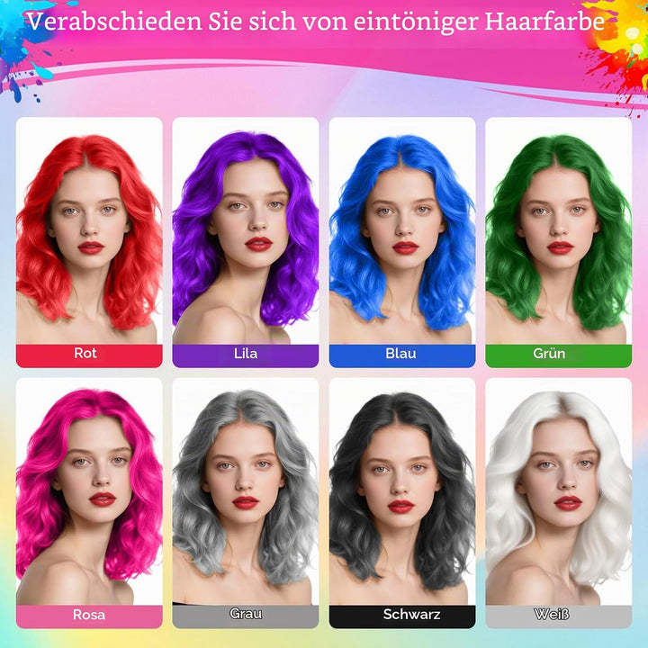 Lila Temporäres Haarfärbespray für Kinder &amp; Frauen - Waschbare Haarfarbe für Ansatzberichtigung, Nic
