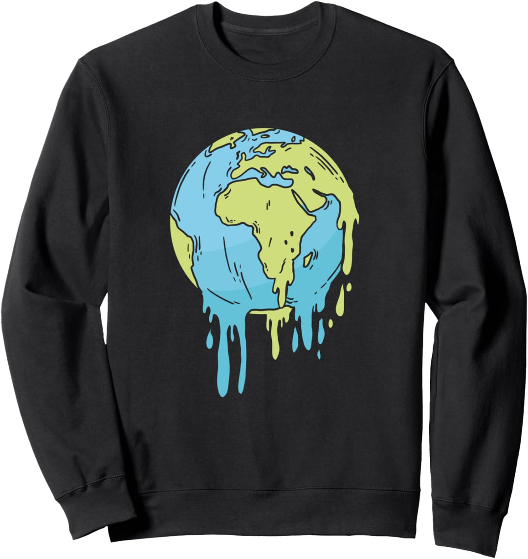 Klimawandel Erde Planet Erderwärmung - Klimaschutz Sweatshirt