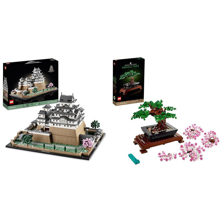 LEGO Architecture Burg Himeji, Modellbausatz für Erwachsene, Wahrzeichen-Kollektion &amp; Icons Bonsai B