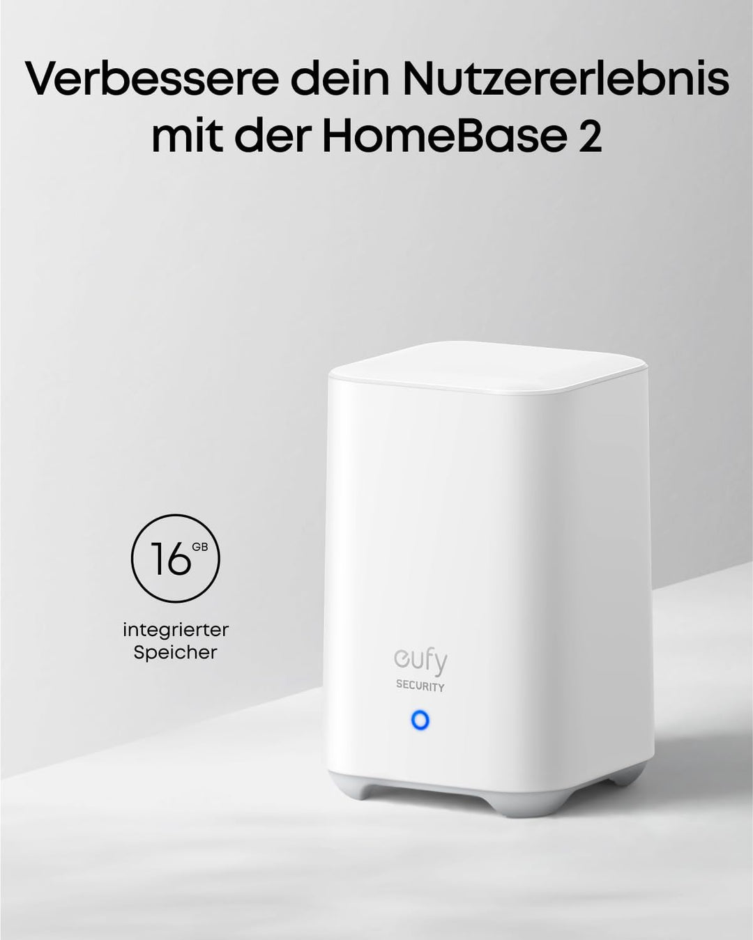 eufy Security eufyCam E40 3-Kamera-Set mit Homebase 2, kabellose 2K Solarkamera für aussen, mit inte