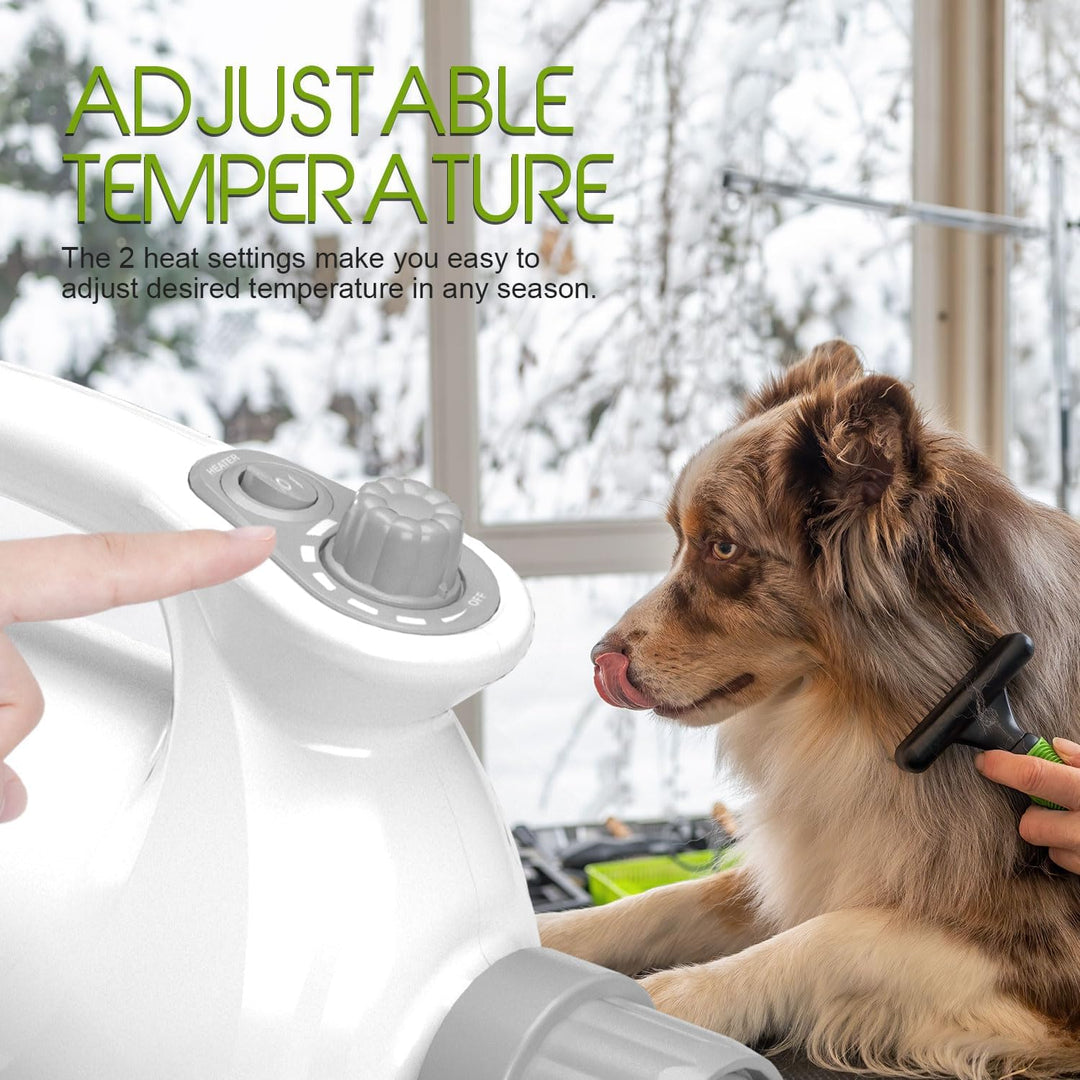 Dog Vacuum & Dryer for Shedding Grooming Quiet & Safe Grooming Set for All Dogs, Cats and Pets (B-11