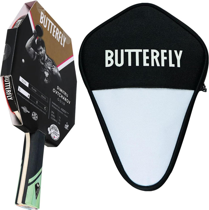 Butterfly® Dimitrij Ovtcharov Gold Tischtennisschläger | Neue Eva-Technologie | ITTF zertifizierter
