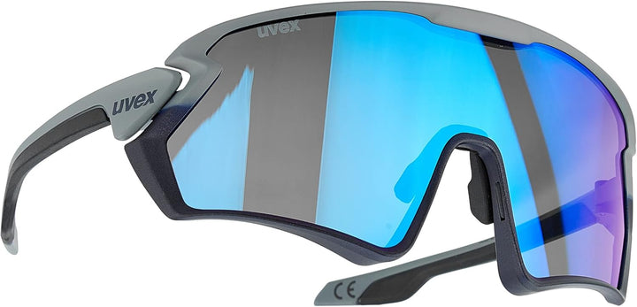 uvex Unisex Sportstyle 231 Sportbrille (1er Pack) Einheitsgrösse rhino deep space mat/blue, Einheits