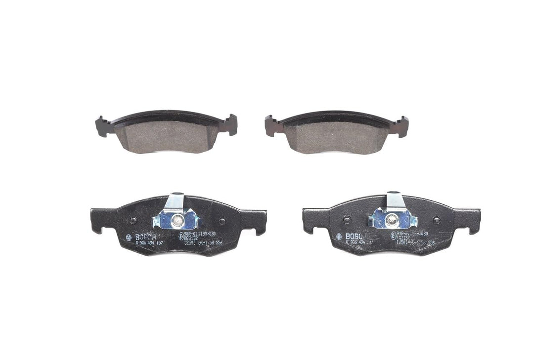 Bosch BP1107 Bremsbeläge - Vorderachse - ECE-R90 Zertifizierung - vier Bremsbeläge pro Set