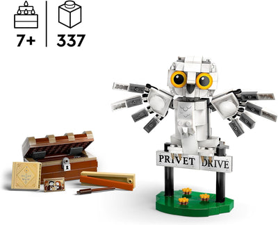 LEGO Harry Potter Hedwig im Ligusterweg 4 Set mit Spielzeug-Eule für Kinder & Harry Potter Fliegende