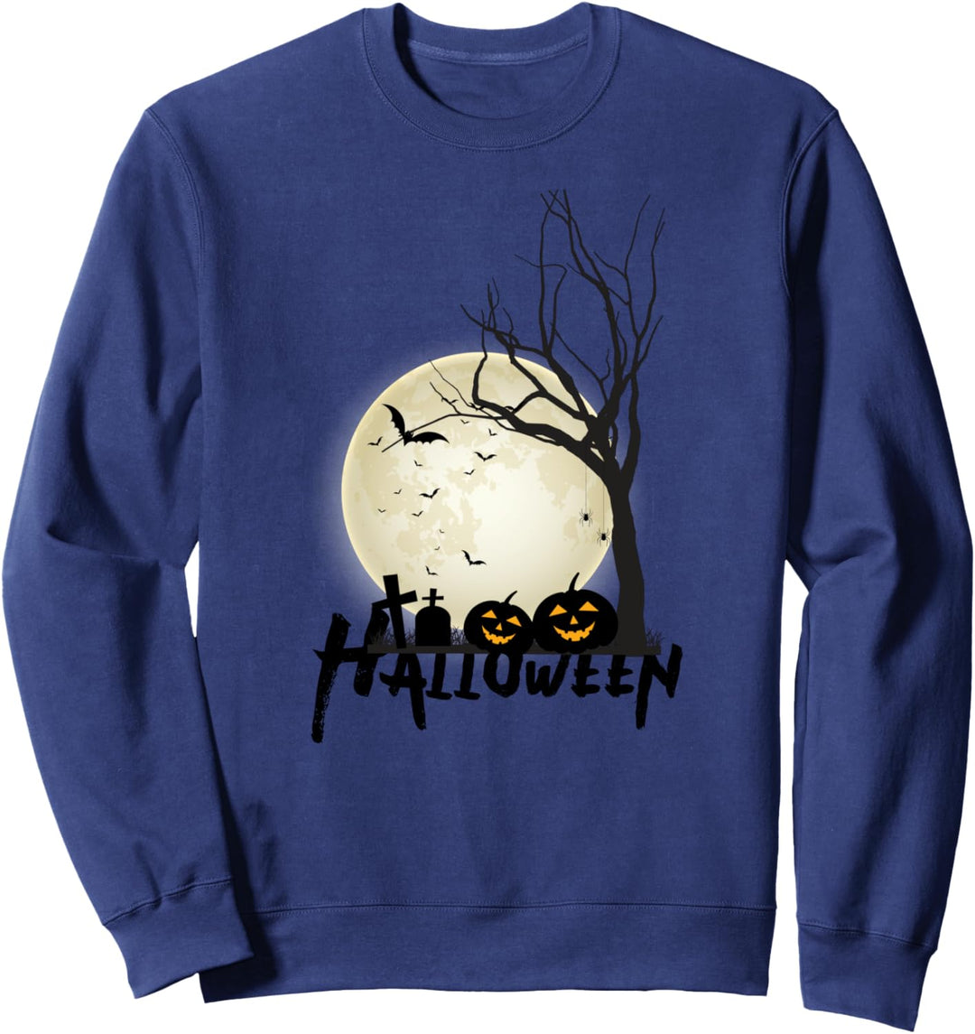 Jack O Lantern Kürbisse Mondlicht | Halloween Party Kostüm Sweatshirt