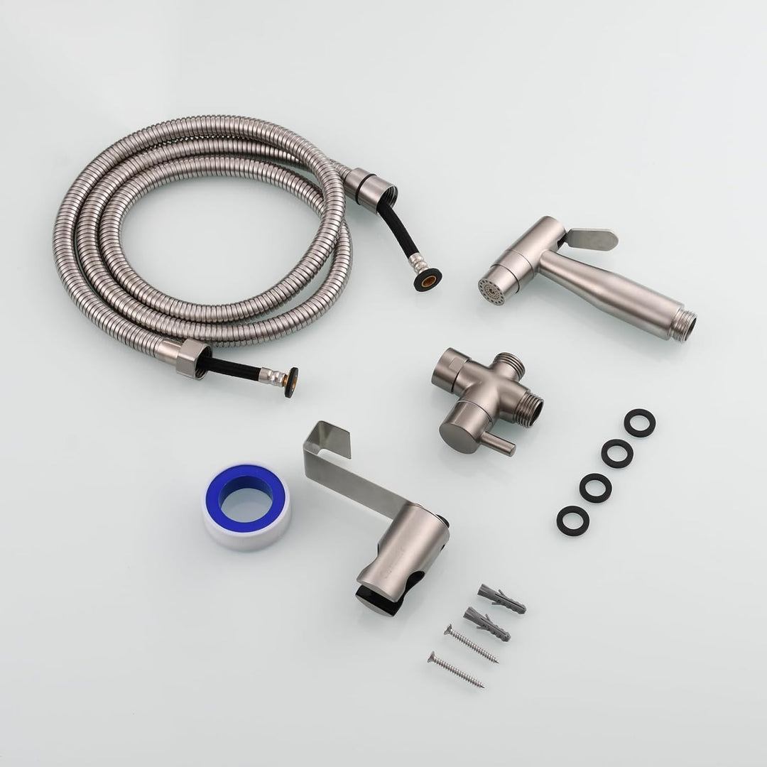 CIENCIA Bidet-Handbrause für Toilette Sprayer Premium Edelstahl Sprüher Shattaf Komplett Bidet Set f