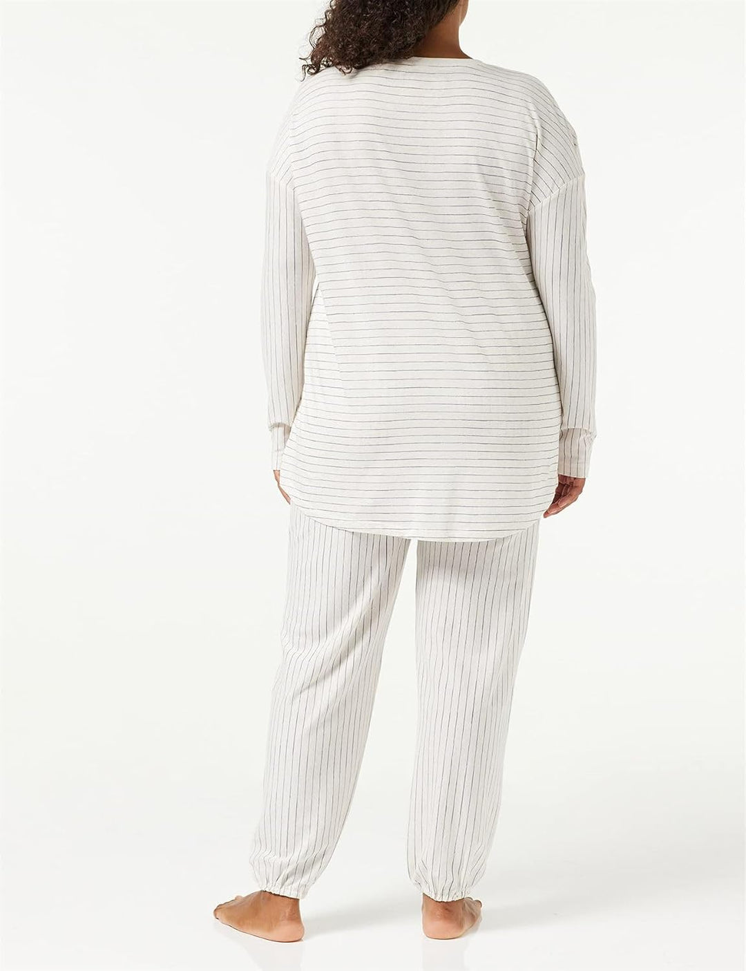 Triumph Damen Sets Pk LSL 10 Co/Md Pyjamaset 48 White - Dark Combination, 48 White - Dark Combinatio