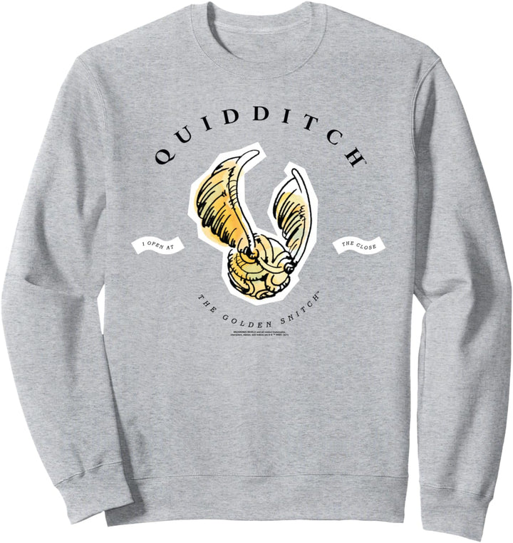 Harry Potter Golden Snitch I Open at the Close Sweatshirt