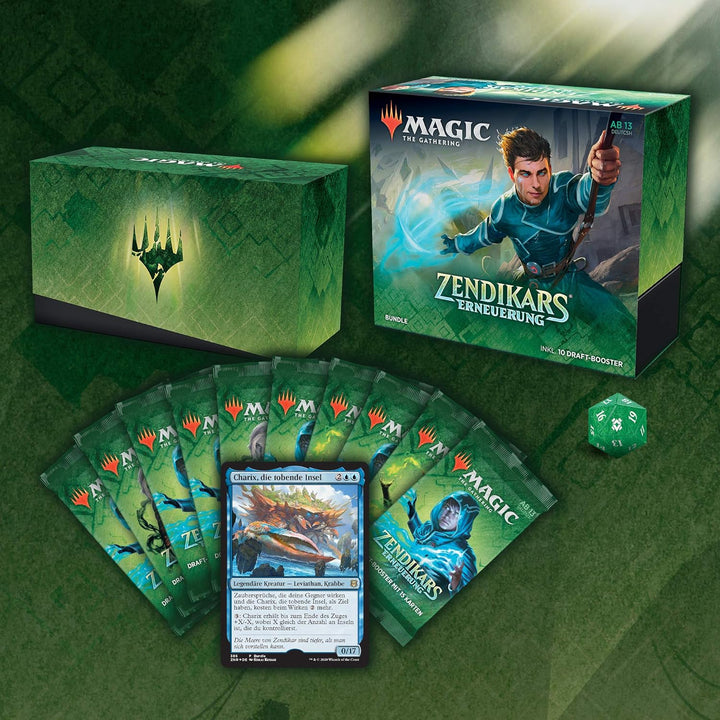Magic The Gathering C75331000 Magic: The Gathering Zendikars Erneuerung Bundle 10 Draft-Boosterpacku