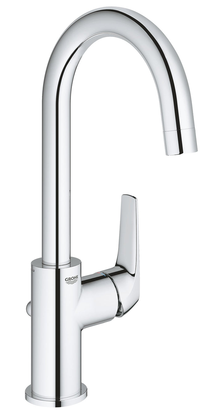 GROHE BauFlow - Einhand-Waschtischarmatur (langlebige Oberfläche, L-Size, Einlochmontage) chrom, 237