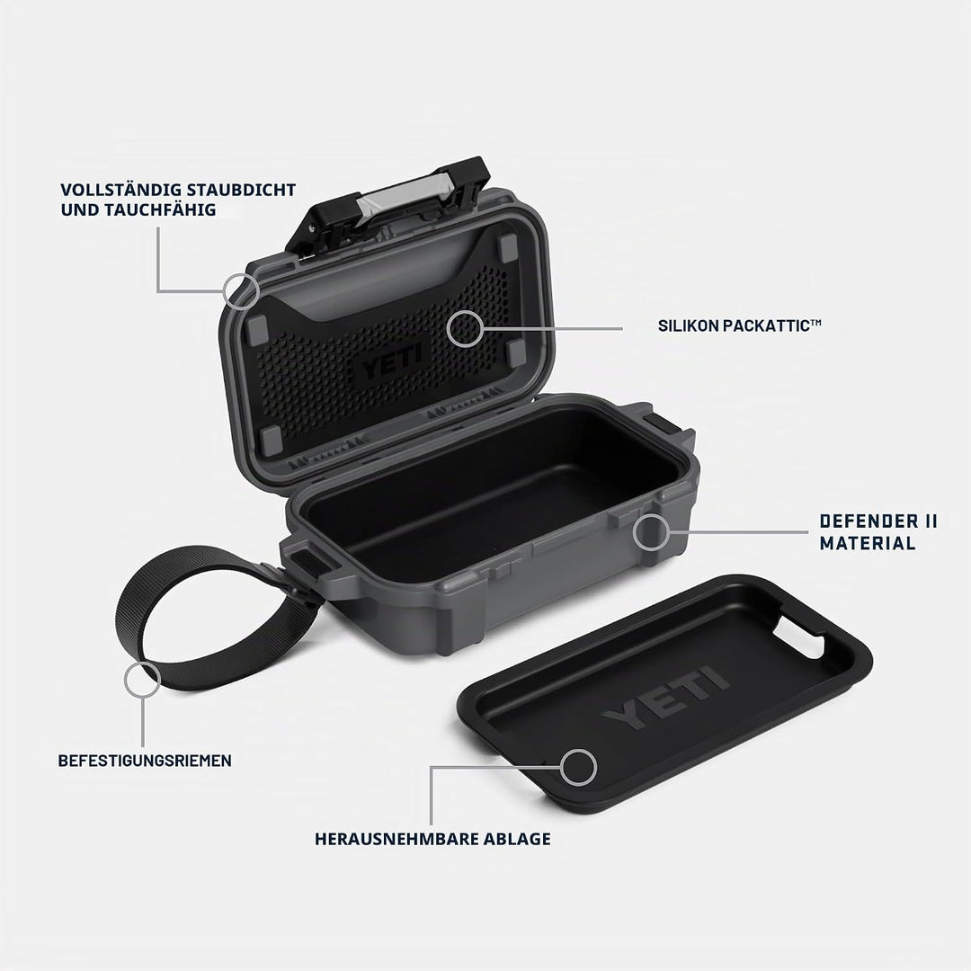YETI LoadOut GoBox Ausrüstungsbox, Charcoal, 1, Charcoal