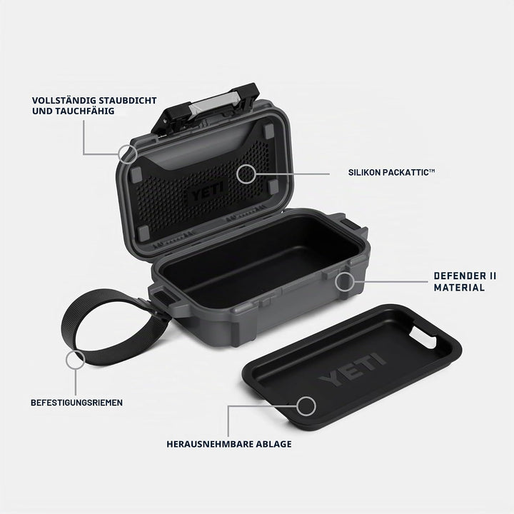 YETI LoadOut GoBox Ausrüstungsbox, Charcoal, 1, Charcoal