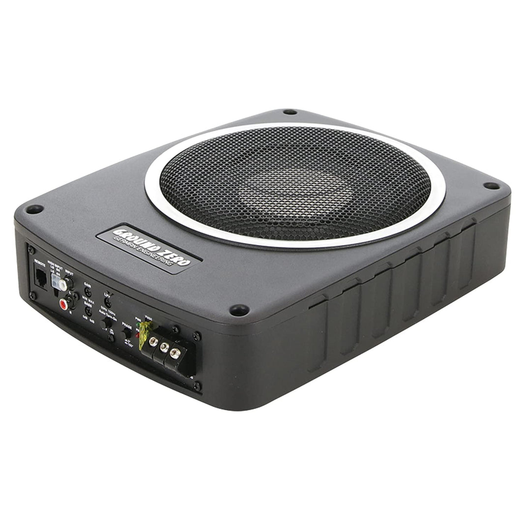 Ground Zero I 20 cm Flacher Aktiv-Subwoofer I GZCS SW-800A