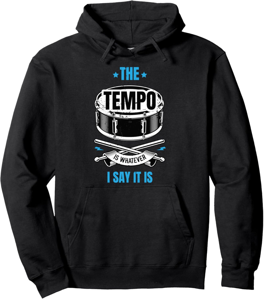 Drummer und Schlagzeuger Sprüche-Design I Musiker Motiv Pullover Hoodie