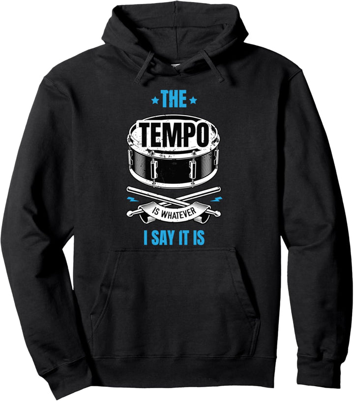Drummer und Schlagzeuger Sprüche-Design I Musiker Motiv Pullover Hoodie