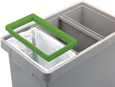 MATTIUSSI Polymax + Umimax: Mini-System für die Mülltrennung mit Feuchtbehälter, 40 l insgesamt + 6