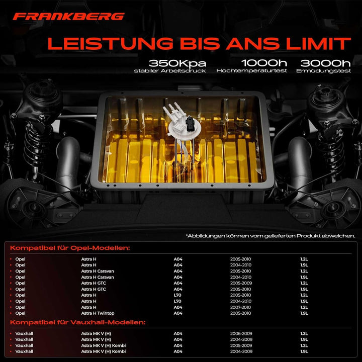 Kraftstoffpumpe Dieselpumpe für Astra H L08 L35 L48 L67 L69 L70 Astra MKV(H) H A04 Astravan MKV H 1.