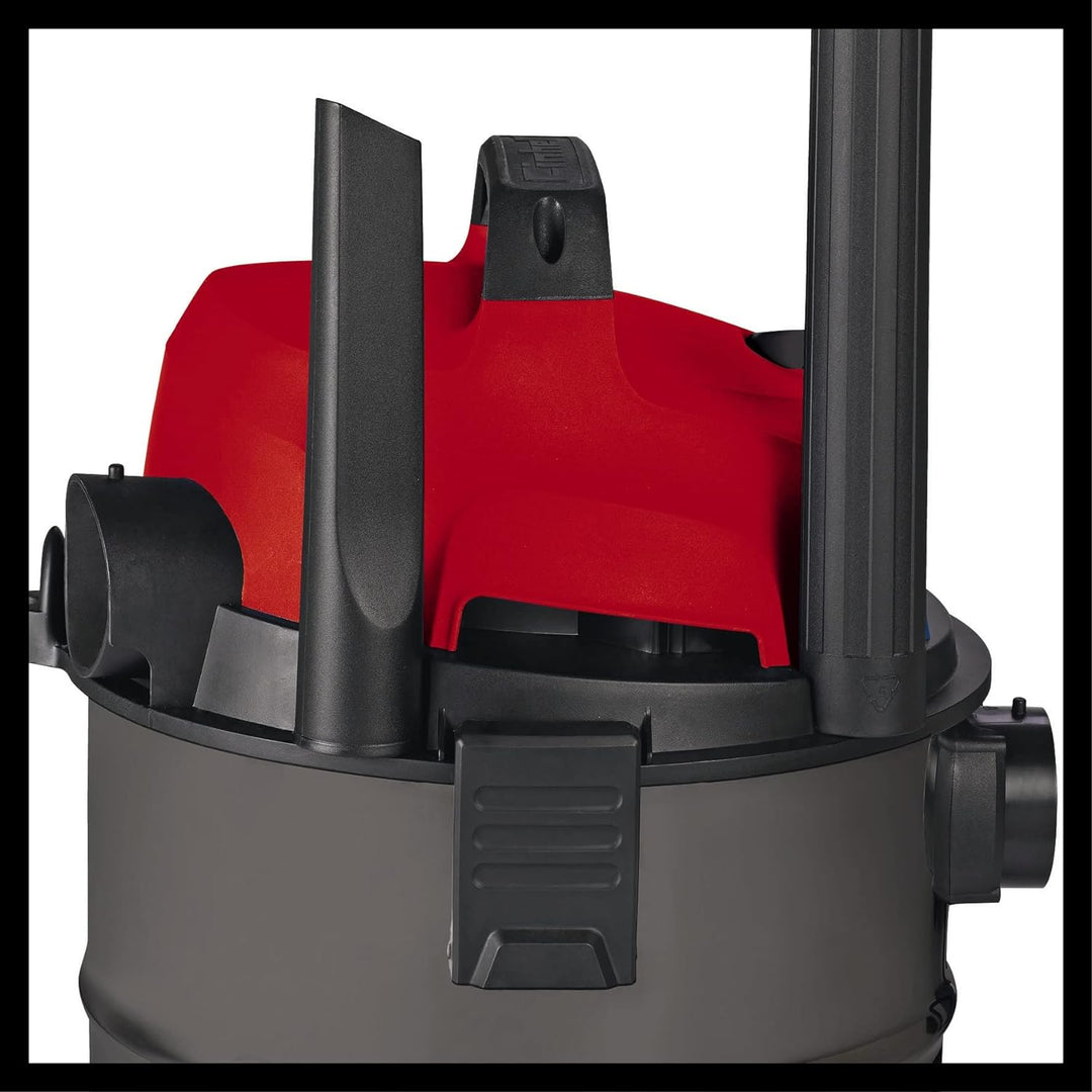 Einhell Nass-Trockensauger TC-VC 1815 (1.250 Watt, 180 mbar, robuster Kunststoffbehälter 15 l, Blasa
