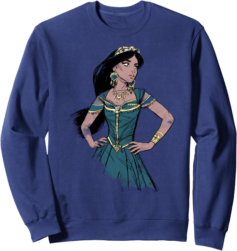 Disney Aladdin Live Action Jasmine Sketch Portrait Sweatshirt