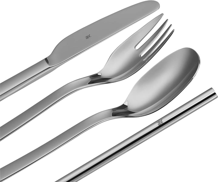WMF my2Go Besteck Set 8-teilig, Outdoor Reisebesteck, Campingbesteck mit Etui, Wanderbesteck umweltf