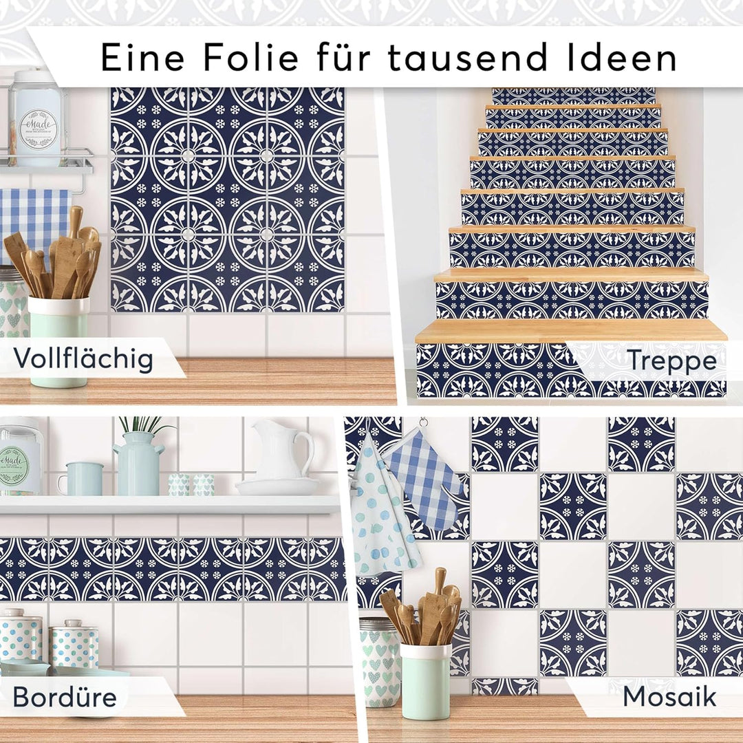 CREATISTO Mosaik Klebefliesen Stickerfliesen Fliesenfolie - Hochwertige Sticker Aufkleber für Wandfl