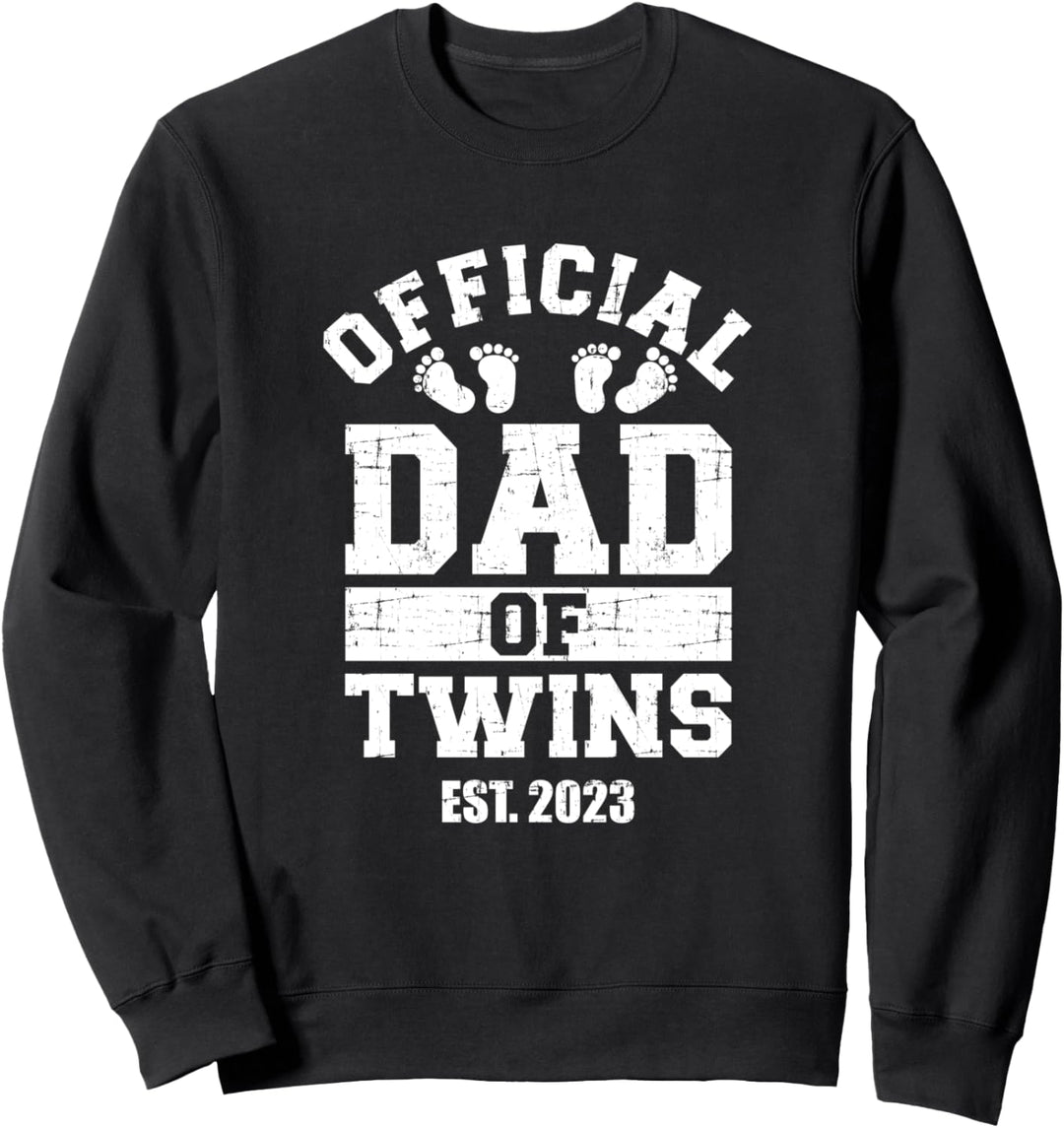 Offizieller Papa der Zwillinge 2023 Sweatshirt