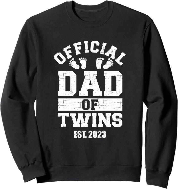 Offizieller Papa der Zwillinge 2023 Sweatshirt