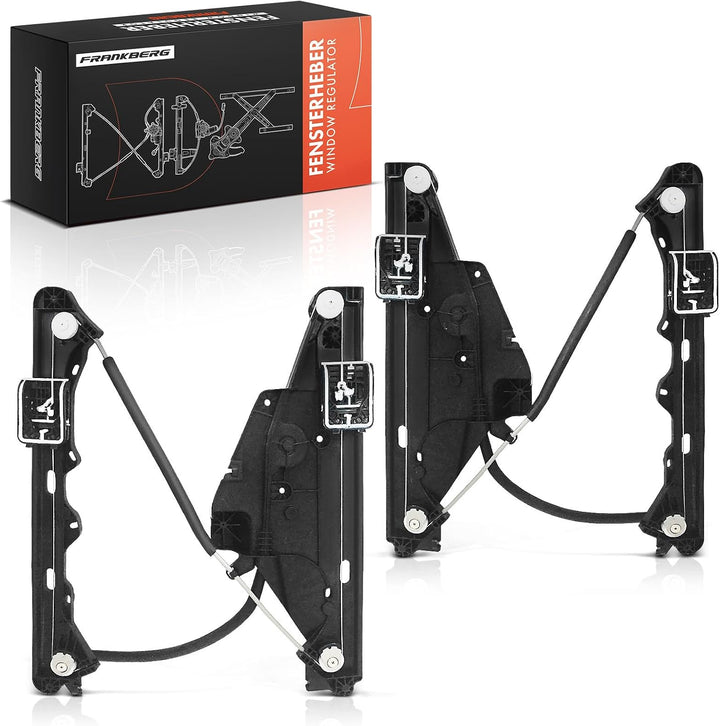 Frankberg 2x Fensterheber Fensterhebermechanik Vorne 9828130780, 9828130680 | Kompatibel mit II UC U