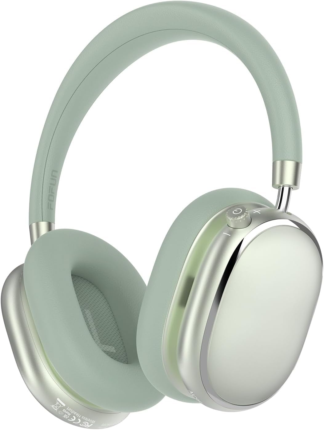 FOFUN NC95 Kopfhörer Kabellos Bluetooth 6.0,Hybrid Noise Cancelling Kopfhörer mit Drehknopf,65+ Stun