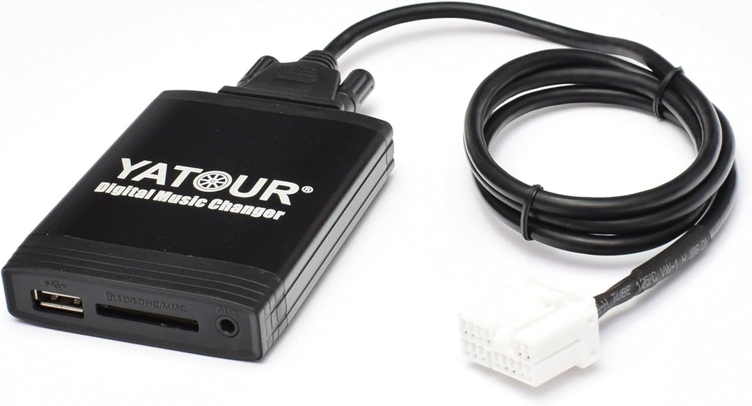 Yatour YT-M06-HON2 Digitaler Musikadapter für USB, SD, AUX, kompatibel mit Honda Accord, Civic, CR-V
