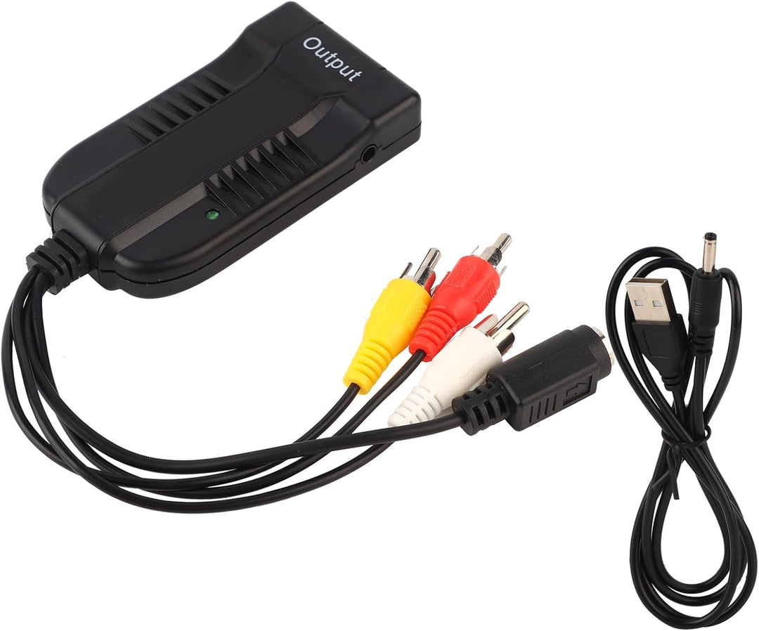 HDMI-Videoadapter S-VIDEO zu HDMI-Adapter Flexibel, für VHS-Videorecorder, für Fernseher