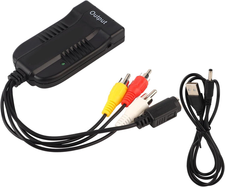 HDMI-Videoadapter S-VIDEO zu HDMI-Adapter Flexibel, für VHS-Videorecorder, für Fernseher
