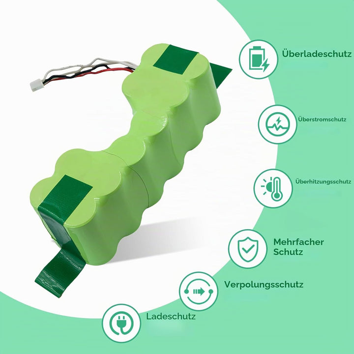 CITYORK 12V 3500 mAh Kehrmaschine ersetzt Akku kompatibel mit ECOVACS Deebot 900, 700, M88, DE33, DE