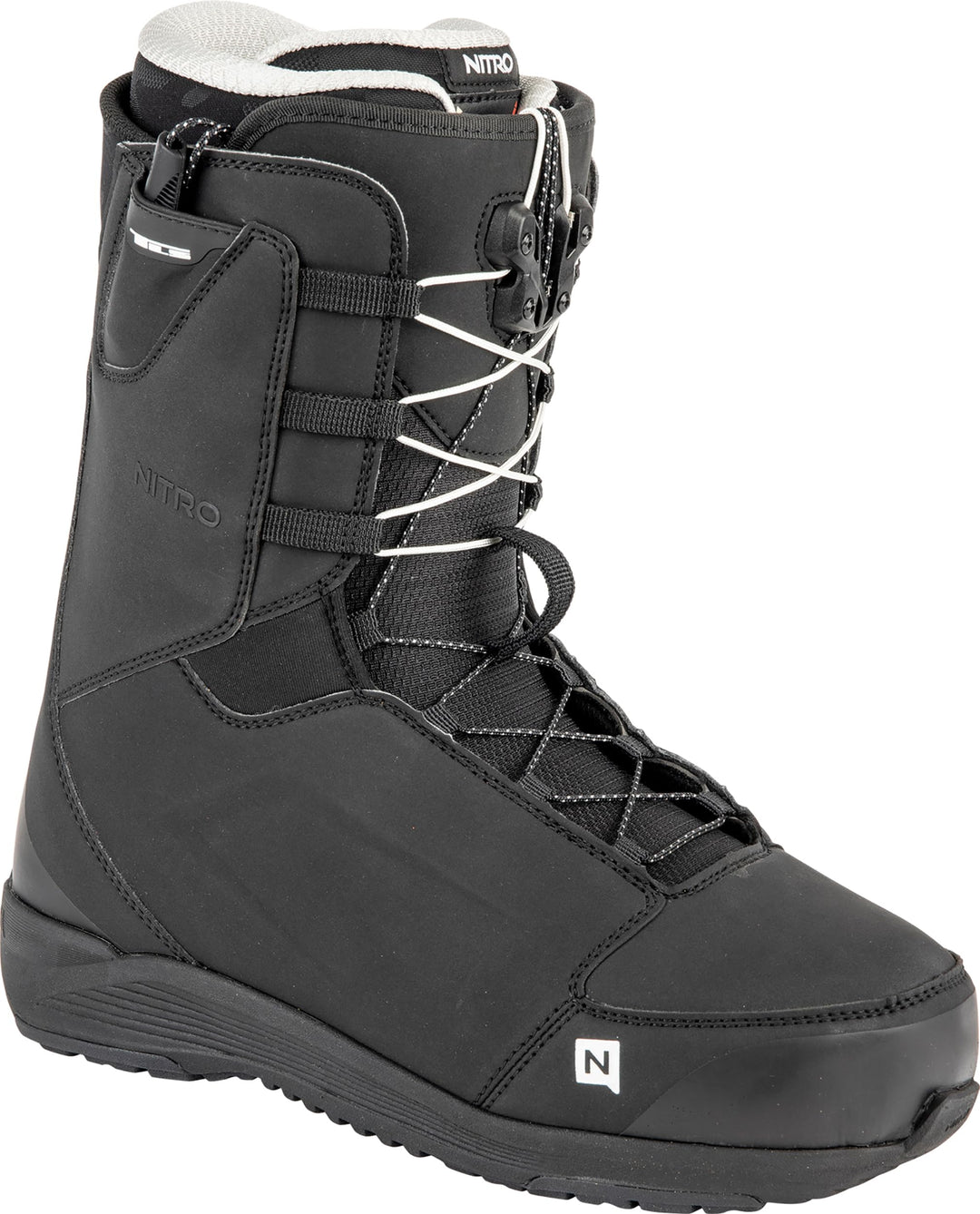 Nitro Herren Anthem TLS All Mountain Freeride Freestyle Schnellschnürsystem Boot Snowboardboot, Blac