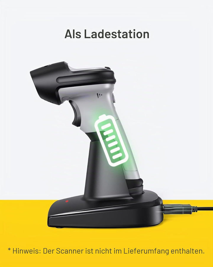 Inateck Barcode Scanner Ladestation, Geeignet BCST-60, BCST-70, BCST-73, P6 und P7, Scanner Nicht im