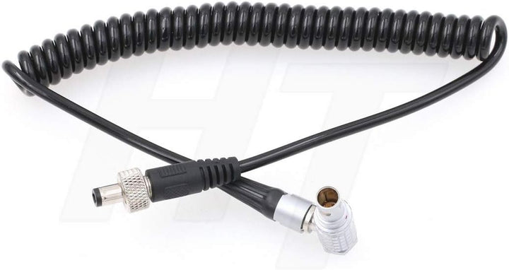 HangTon-Winkel 0B 2-polig zum Verriegeln des Gleichstromkabels für die ARRI Alexa-Kamera zum Atomos-