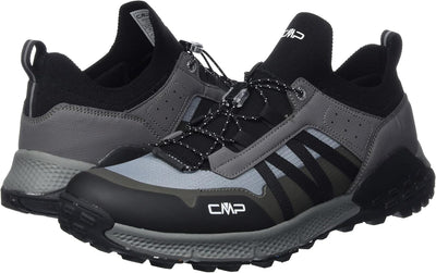 CMP Herren Hosnian Low Shoe Walking-Schuh 41 EU Titanio Nero, 41 EU Titanio Nero