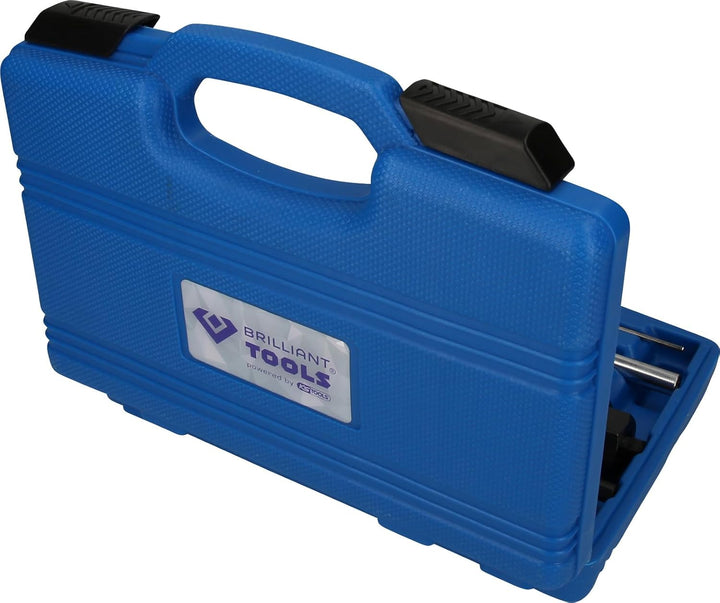 BRILLIANT TOOLS BT561030 Glühkerzen-Ausbau- und Gewinde-Reparatur -Satz | 16-tlg. [Powered by KS TOO