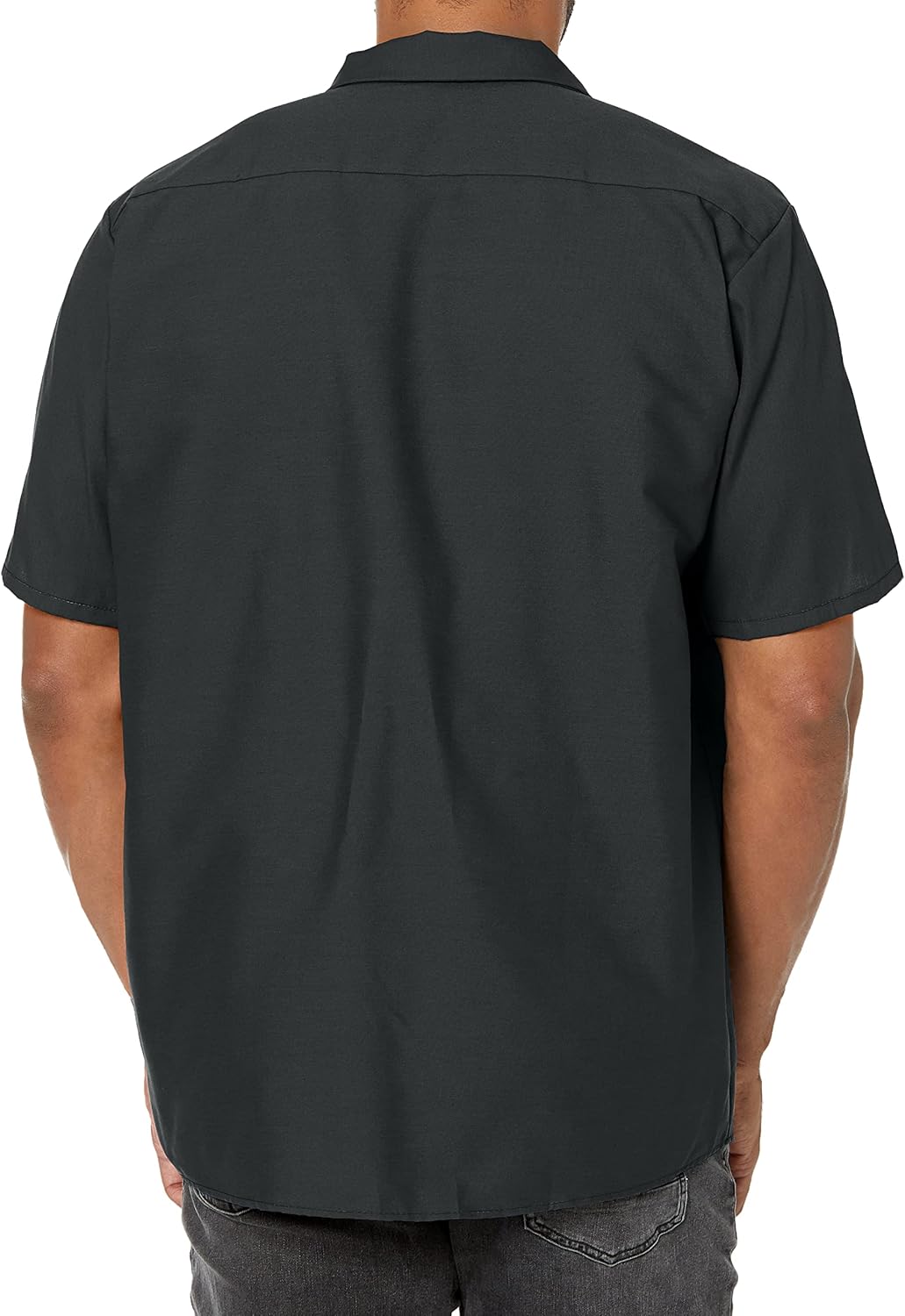 Red Kap Herren Men's Short Sleeve Industrial Work Shirt Work Utility Hemd (1er Pack) M Anthrazit, M