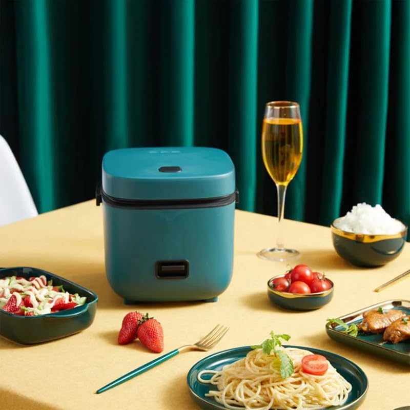 Mini-Reiskocher, Mini-Reiskocher, 1,2 l, Antihaft-Kochtopf | 200 W Reiskocher, Edelstahl, multifunkt