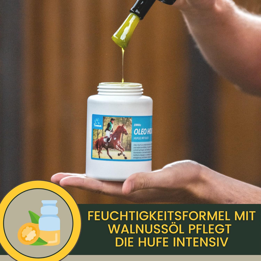 EMMA Huföl Pferde Kanister 2,5L Hufbalsam Pferde - Huffett Pferde I Hufpflege Hufe & Strahl I gegen
